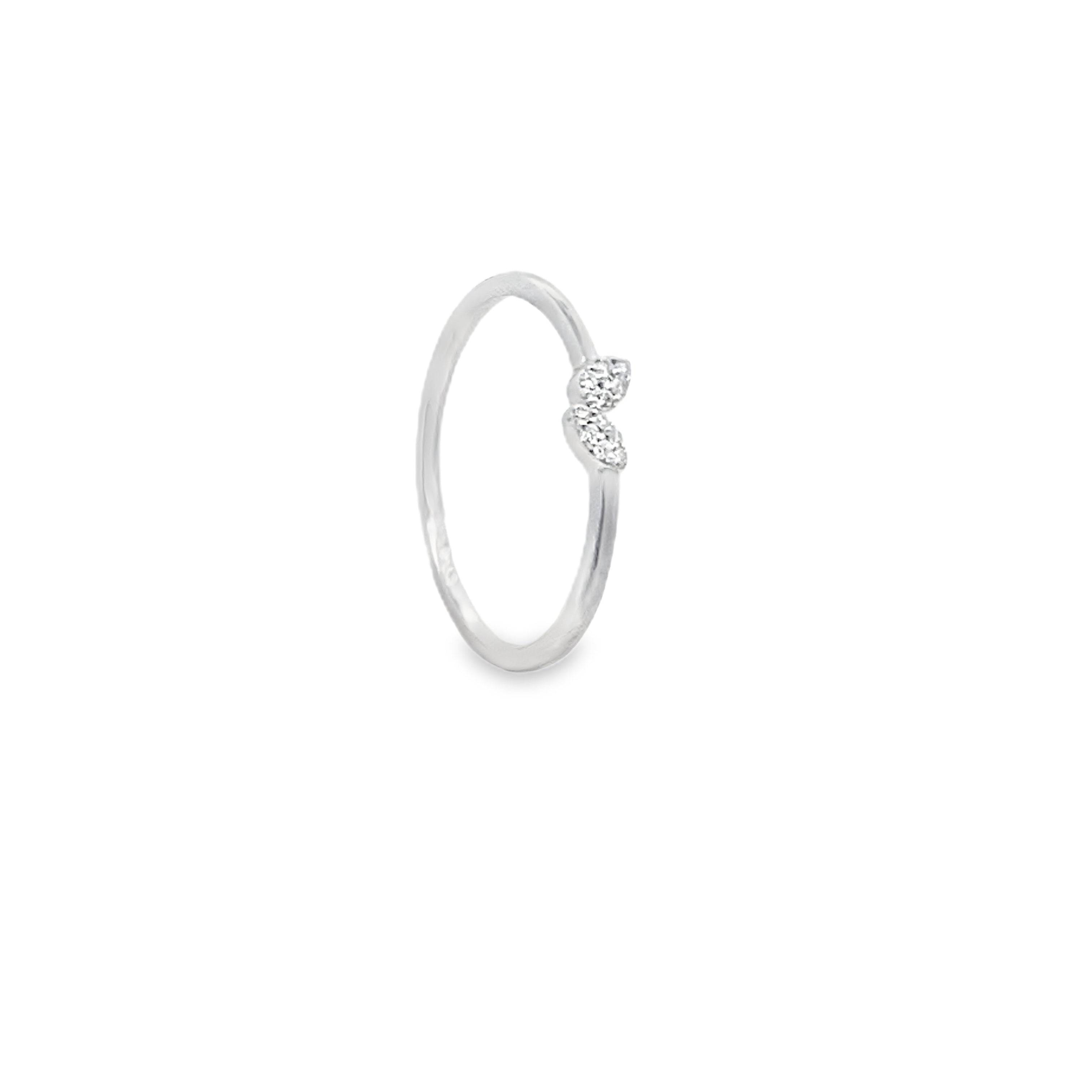 Double Heart Diamond Ring Main image