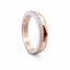 Two Tone Diamond Wedding Band