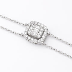 Rectangular Halo Bracelet