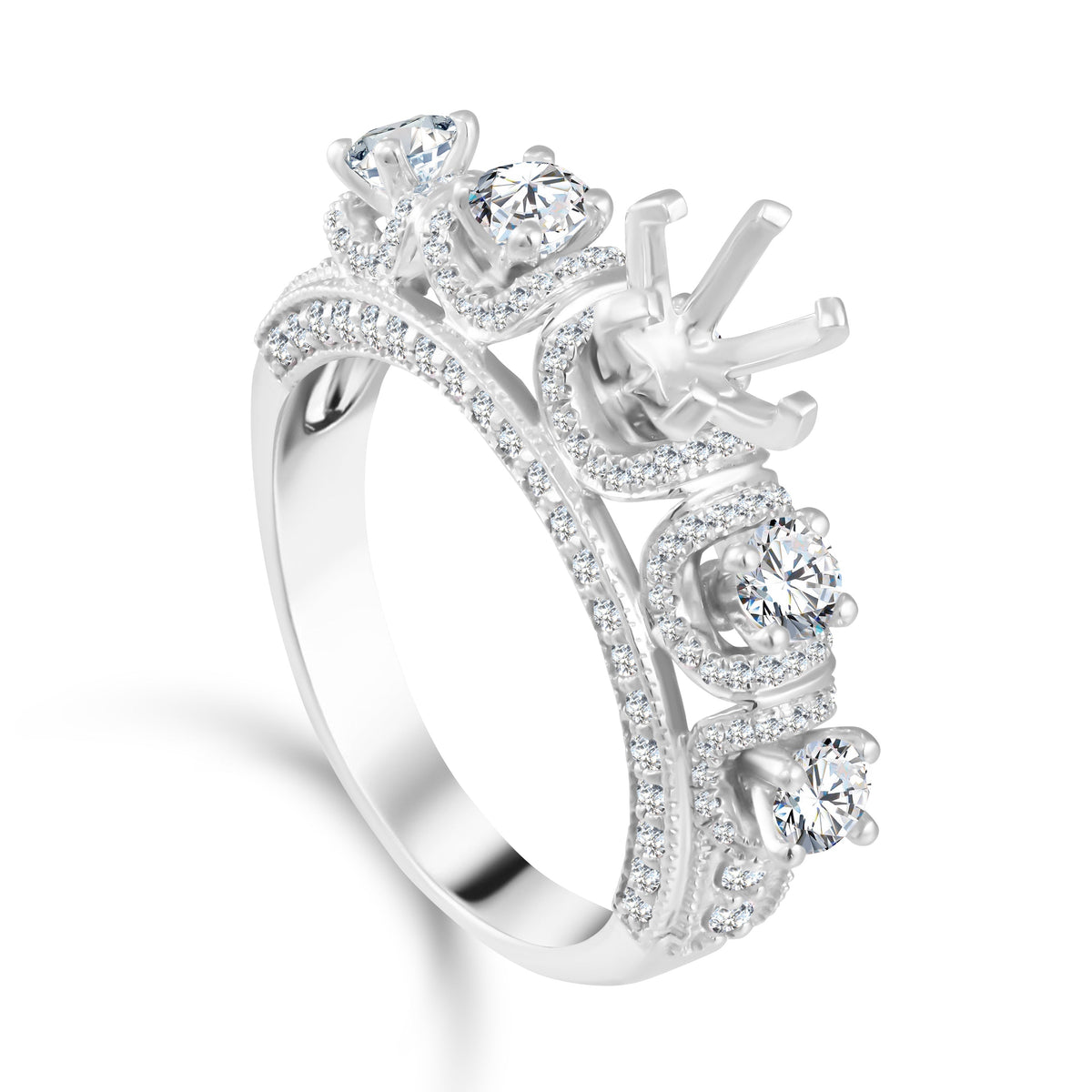 18k White Gold Diamond Ring