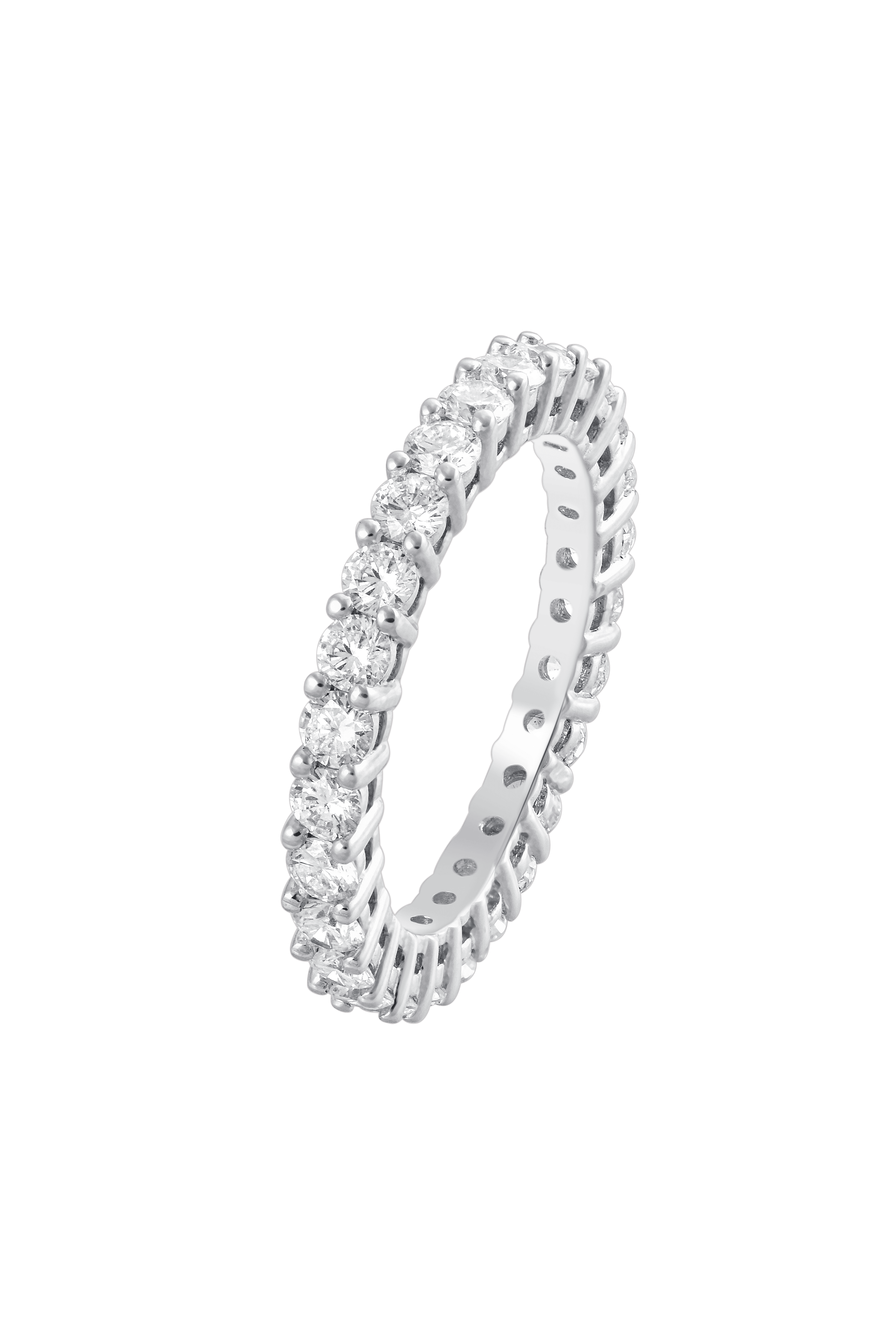 Round Diamond Eternity Band
