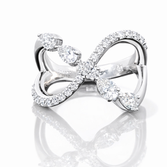 Infinity Diamond Ring