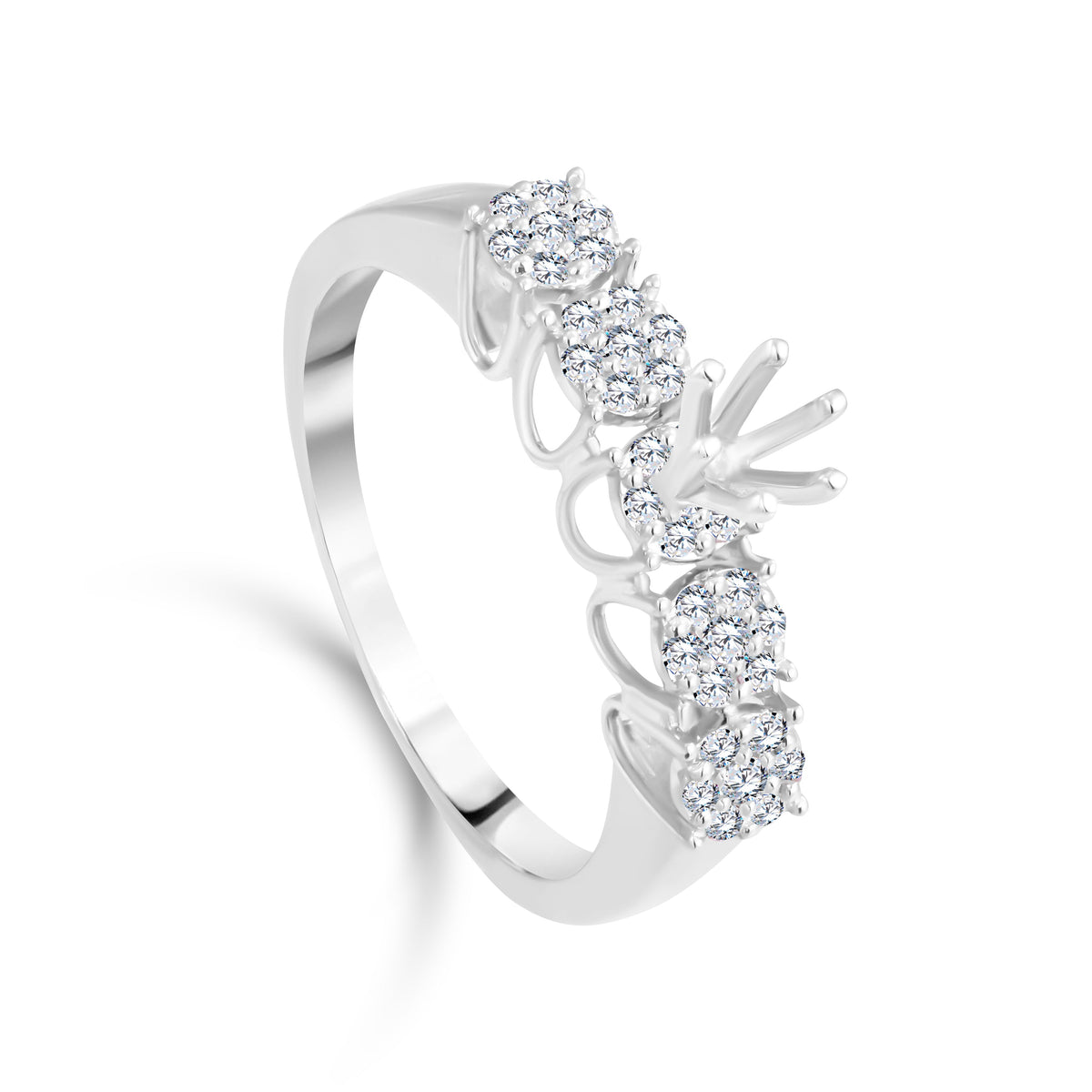 18k White Gold Diamond Ring