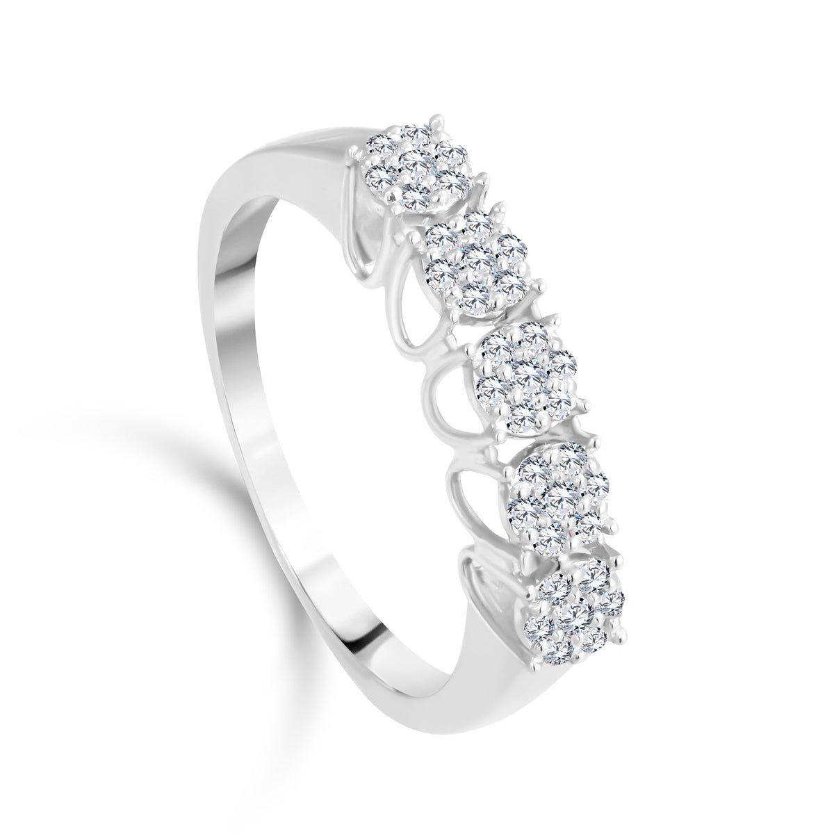 18k White Gold Diamond Ring