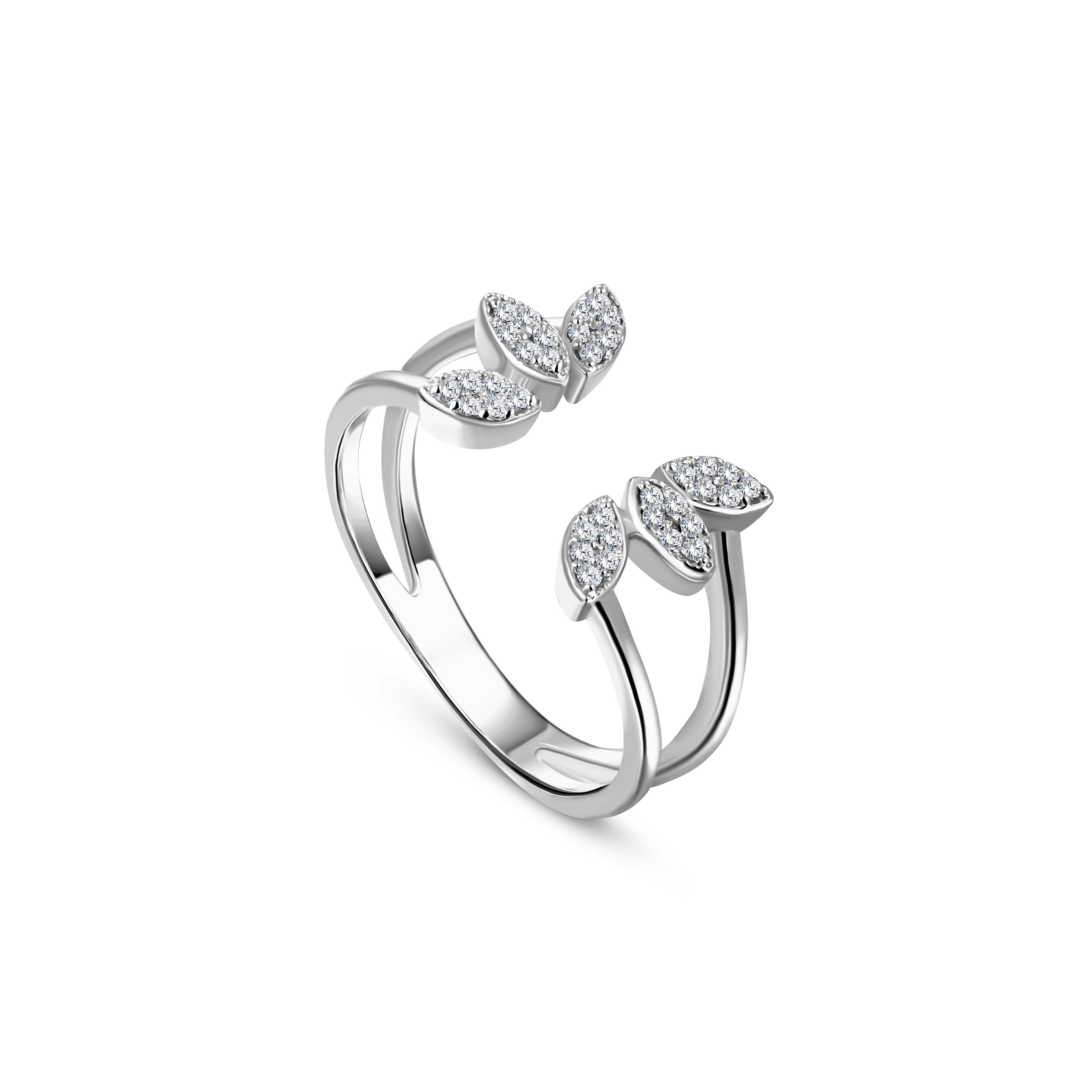 Marquise Leaf Diamond Ring Main image