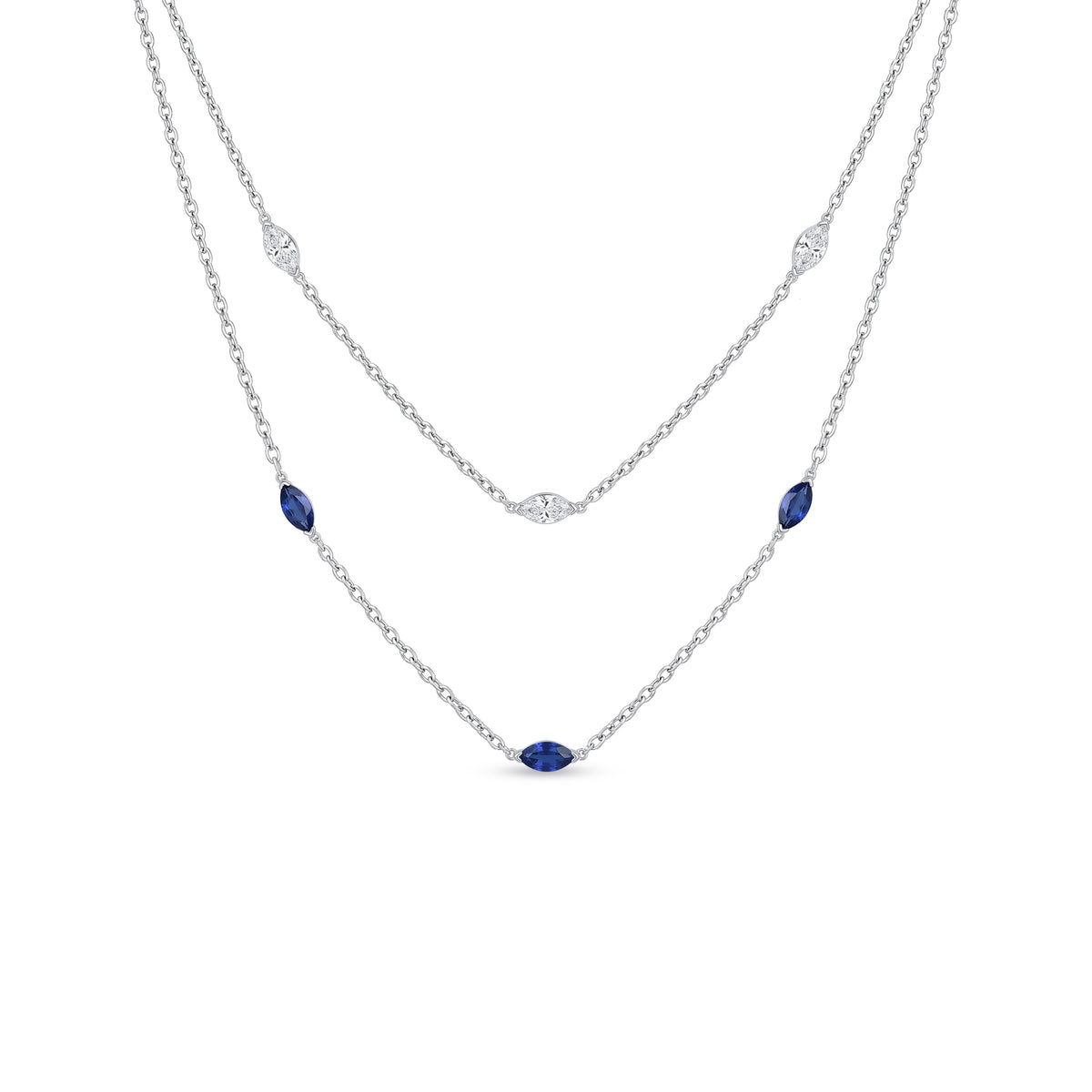 Layered Diamond Necklace