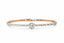 Two Tone Diamond Tennis Bracelet in 18K Gold