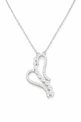 Elegant Heart Pendant Necklace