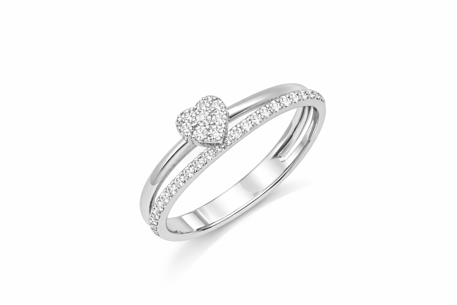 Heart Diamond Ring Main image