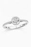 Double Halo Diamond Ring