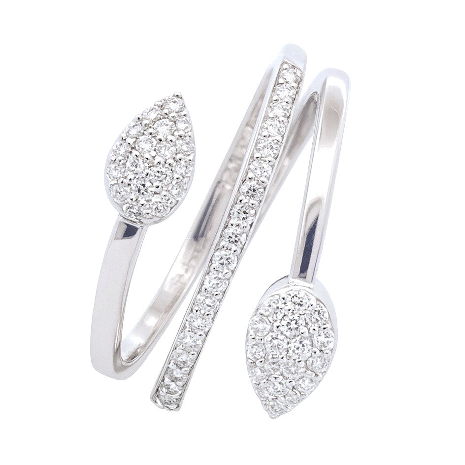Teardrop Wrap Diamond Ring Main image