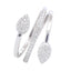 Teardrop Wrap Diamond Ring