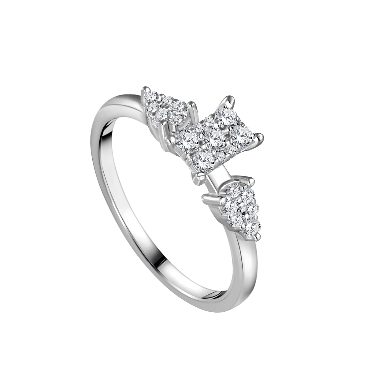 White Gold Diamond Ring