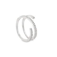 Spiral Diamond Ring