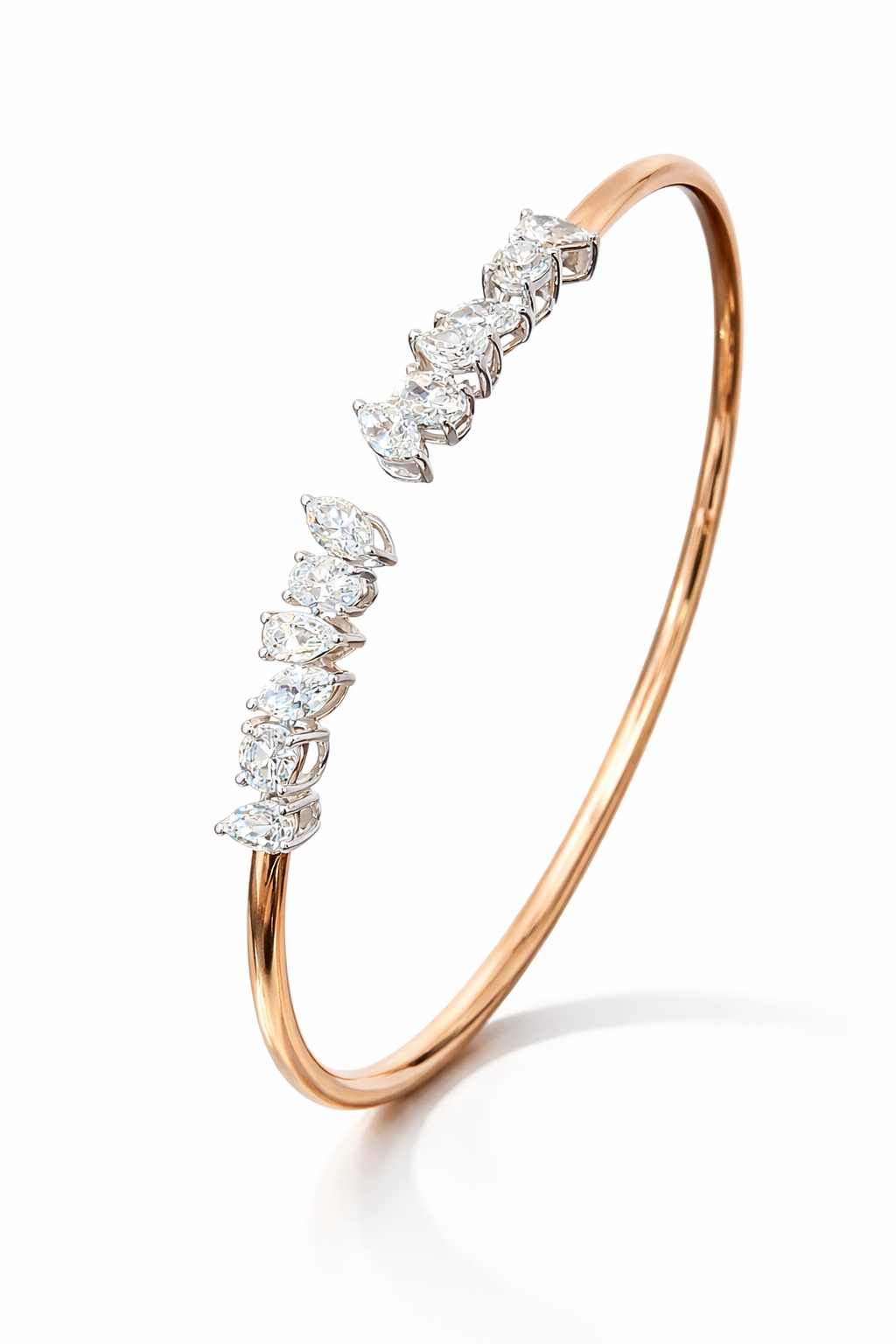 Diamond Wave Ring Main image