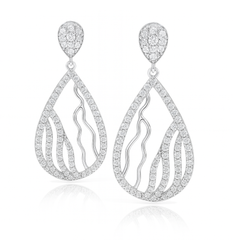 Diamond Dangle Earrings