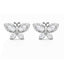 Shop Butterfly Diamond Stud Earrings in by Amadura Jewelry. 0.79 CT G VS1 natural diamonds. Visit El Korba & Citystars. IGI, GIA & HRD certificates.