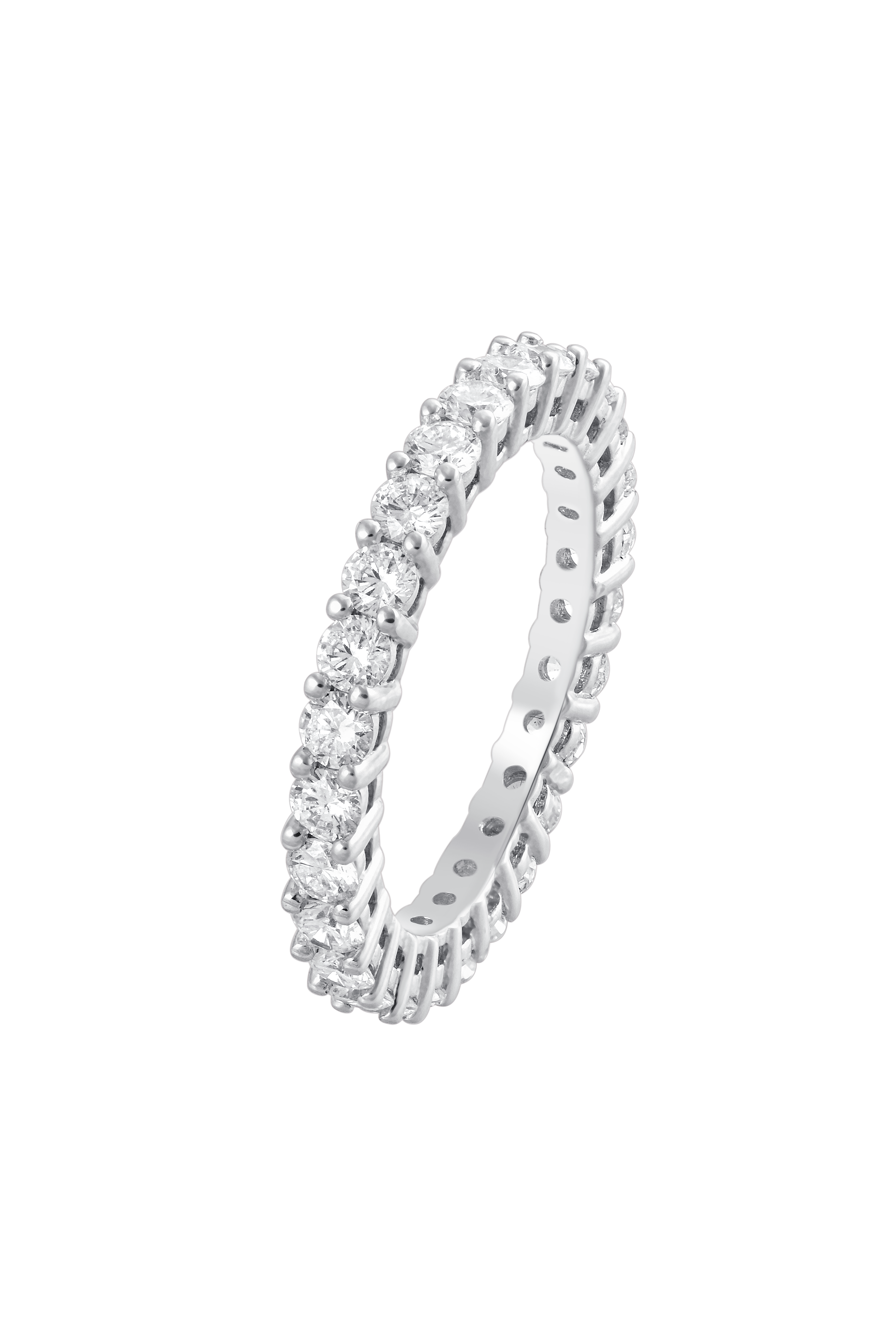 Round Diamond Eternity Band