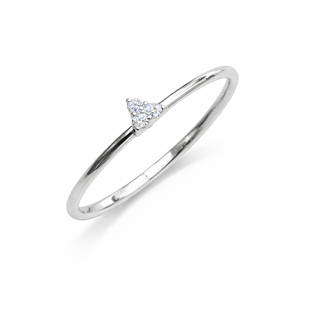 Triangle Diamond Ring Main image