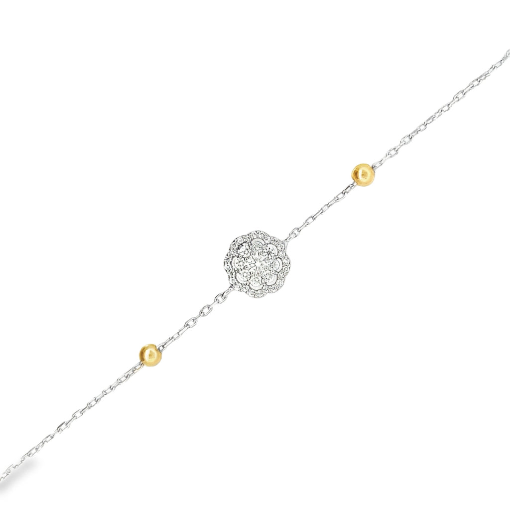 Shop the Elegant Flower Diamond Bracelet by Amadura Jewelry. Visit El Korba & Citystars Mall. IGI, GIA & HRD certificates upon request.