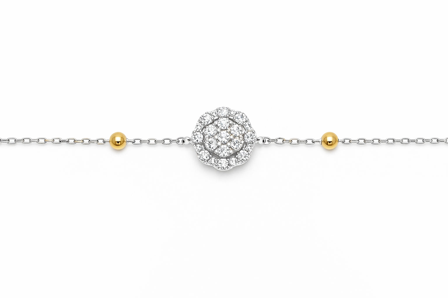 Shop the Elegant Flower Diamond Bracelet by Amadura Jewelry. Visit El Korba & Citystars Mall. IGI, GIA & HRD certificates upon request. Main image