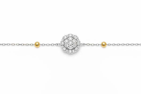 Shop the Elegant Flower Diamond Bracelet by Amadura Jewelry. Visit El Korba & Citystars Mall. IGI, GIA & HRD certificates upon request.