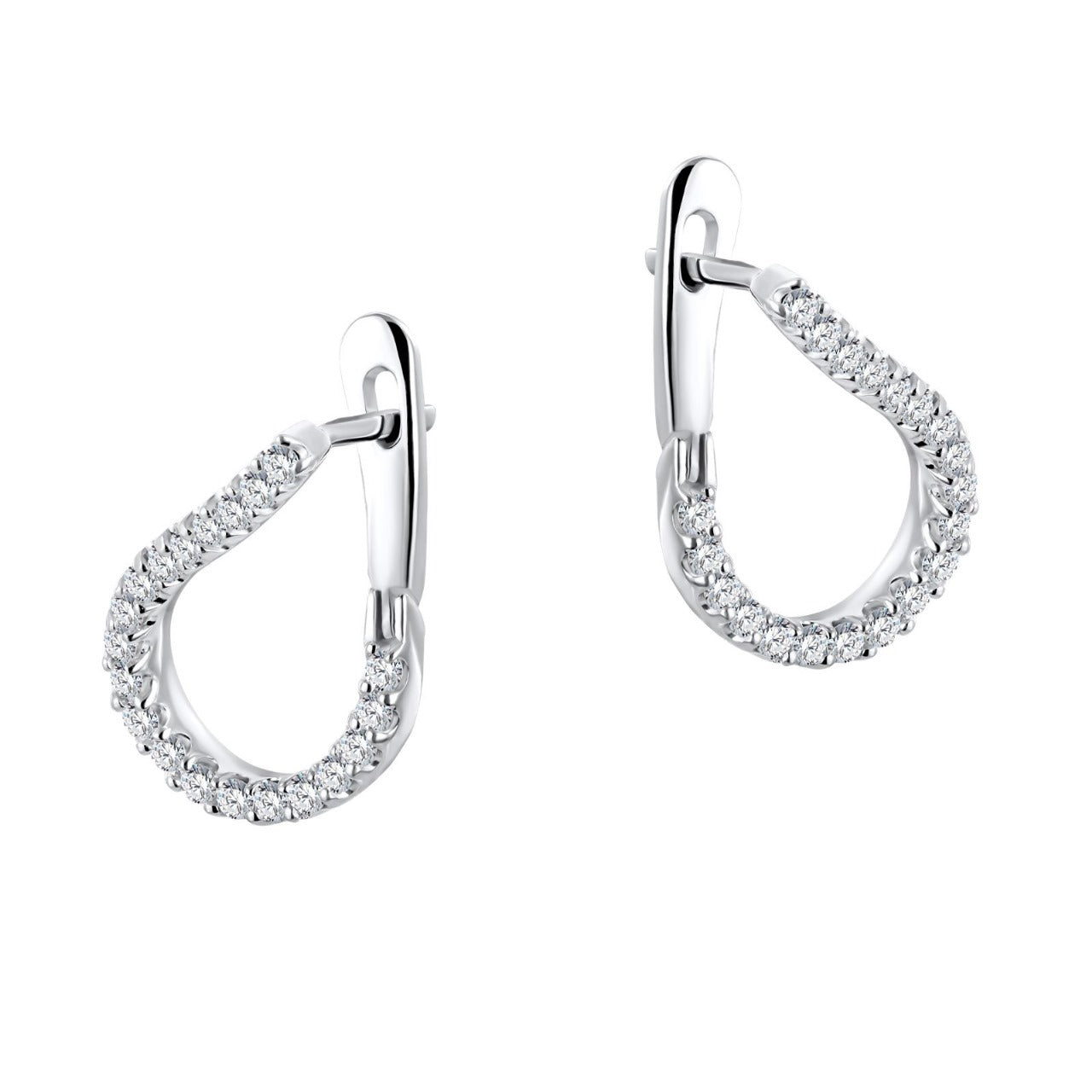 Diamond Hoop Earrings Main image