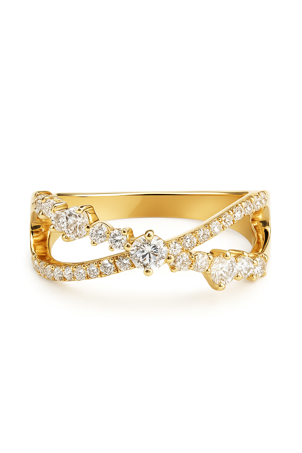 Diamond Ring in Yellow Gold