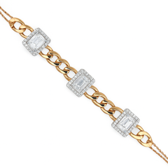 Diamond Bracelet in Yellow Gold