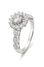 Cushion Halo Diamond Ring