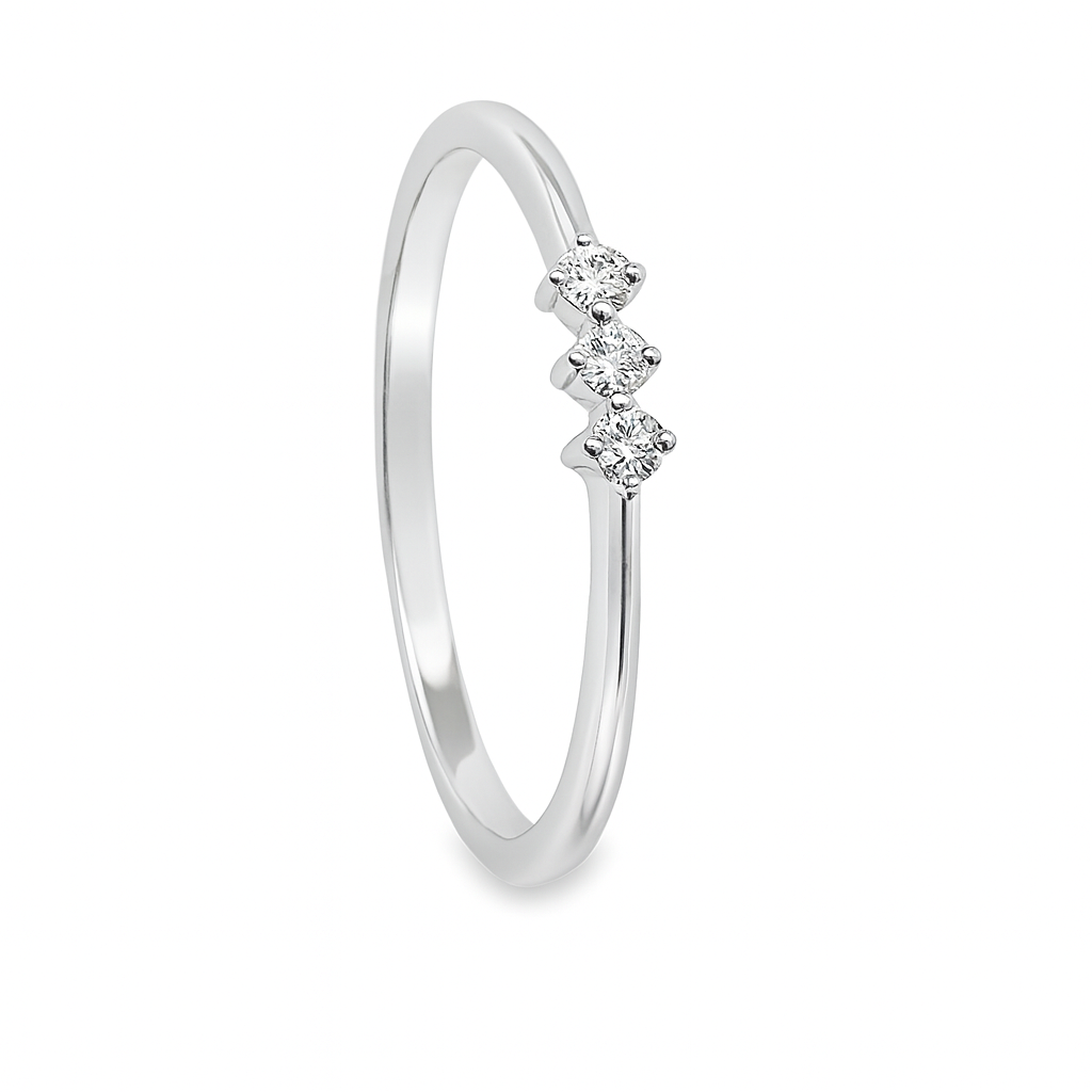 Three Stone Diamond Ring