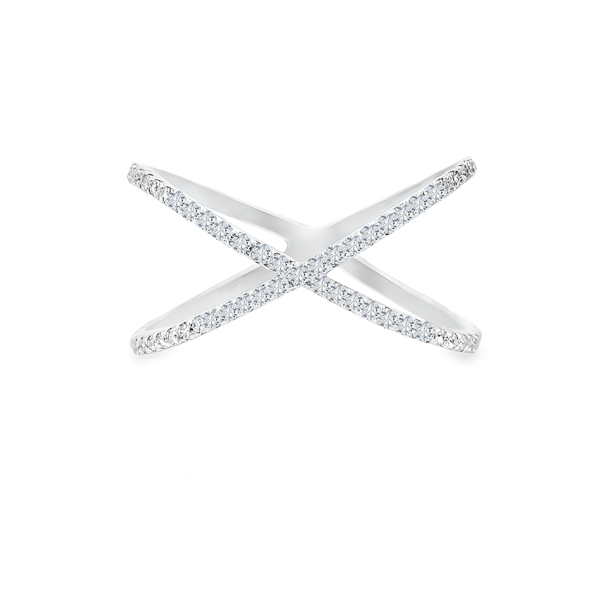 Elegant double band ring