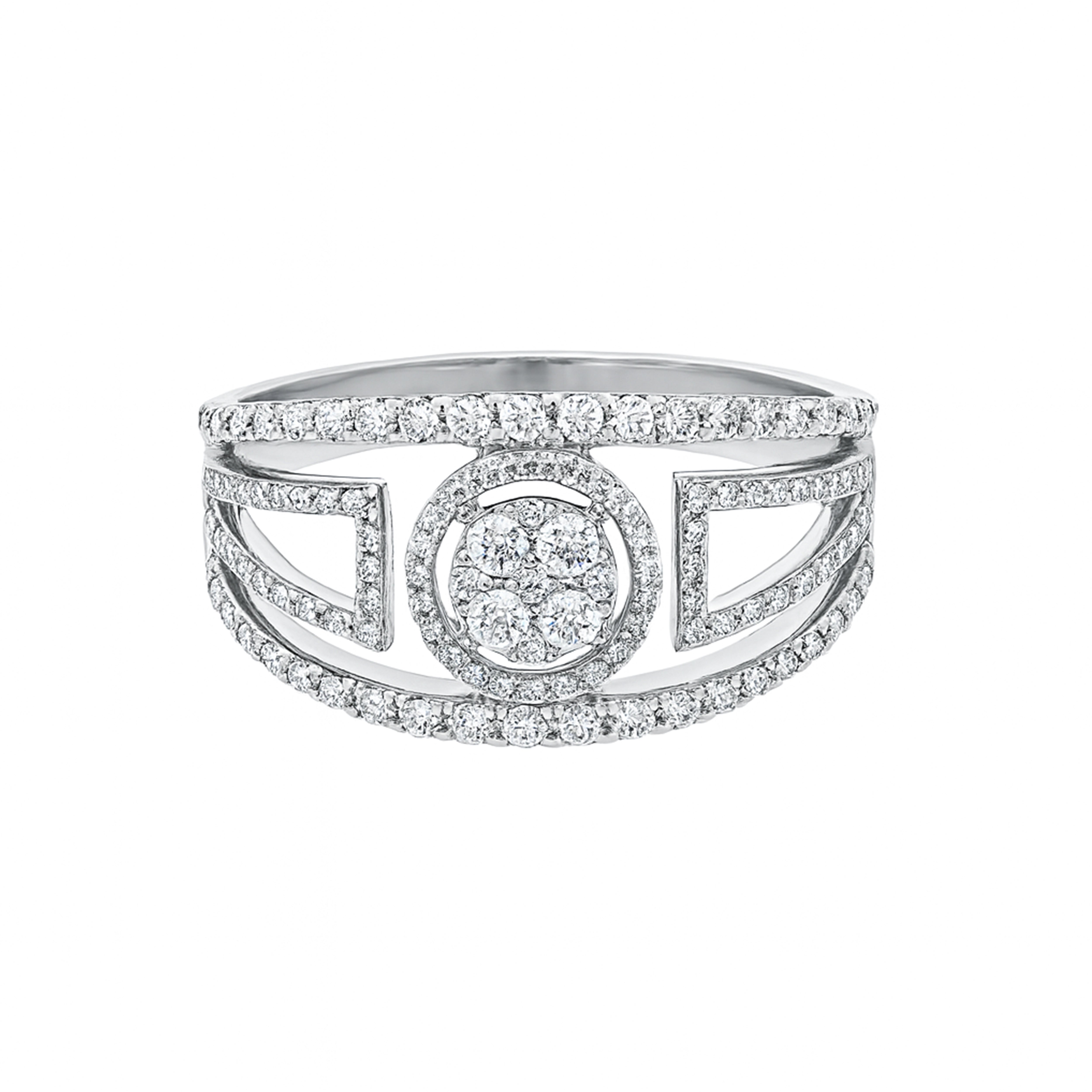 Geometric Diamond Cluster Ring Main image