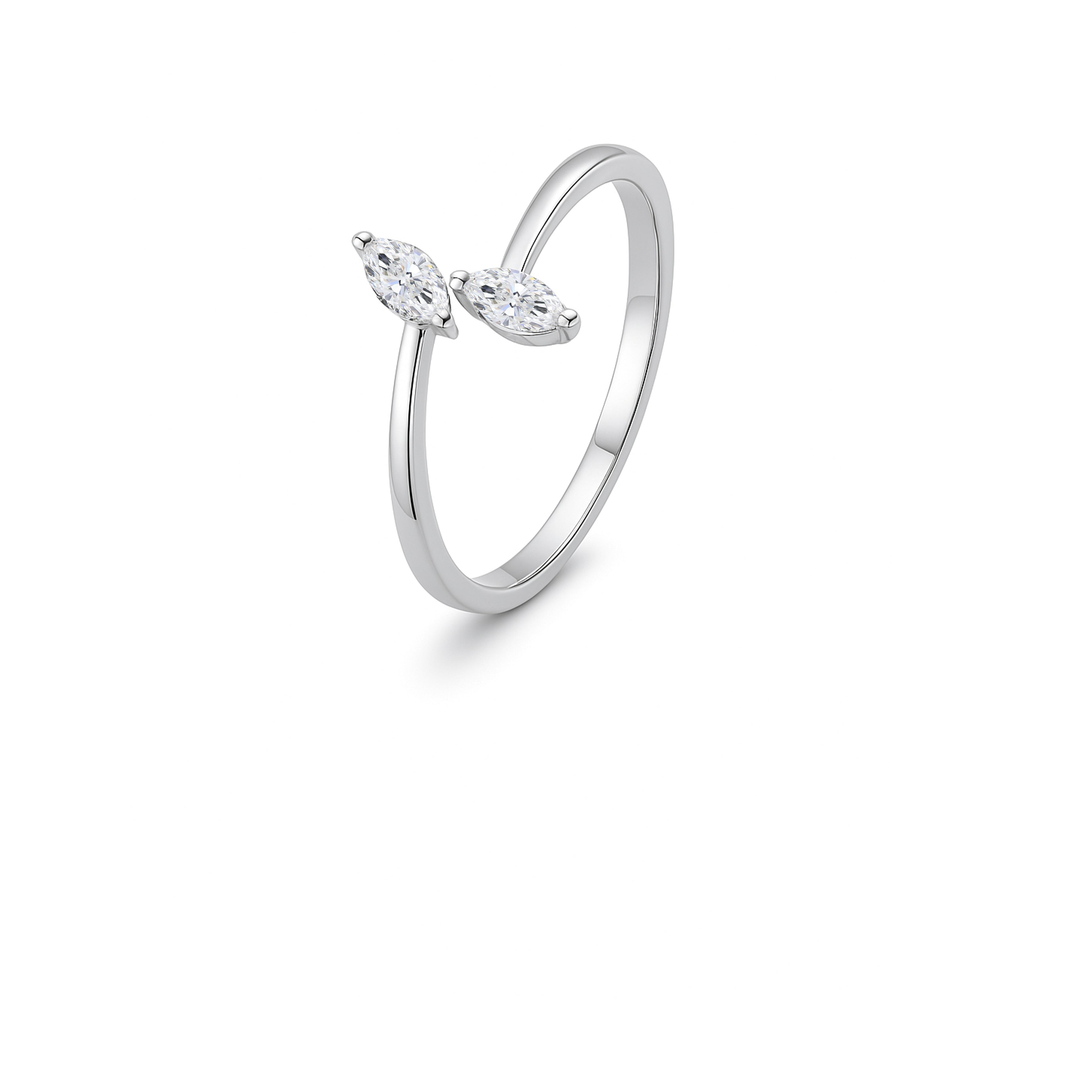 Double Marquise Diamond Ring