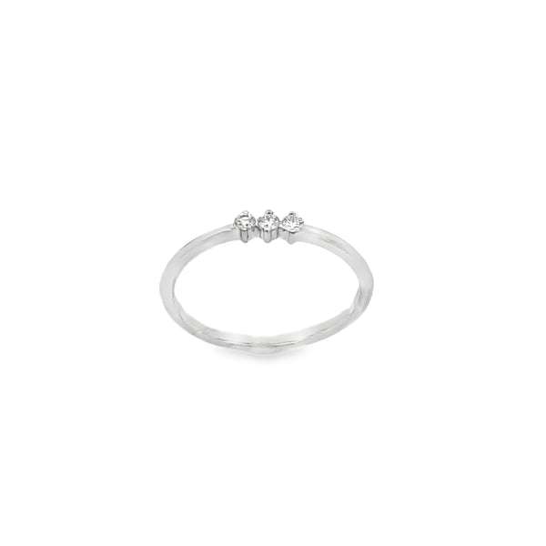 Three Stone Diamond Ring
