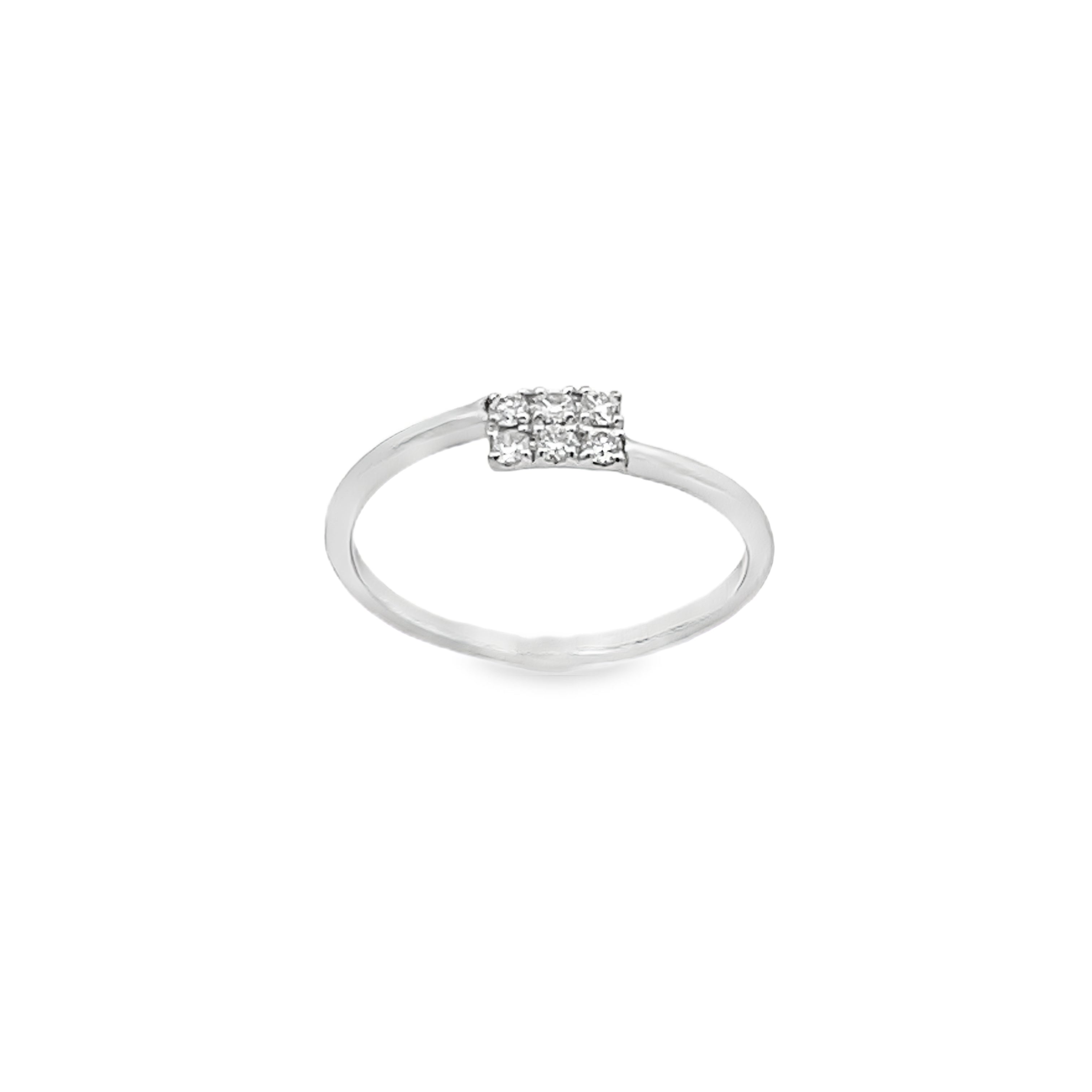 Princess Cluster Diamond Ring Main image